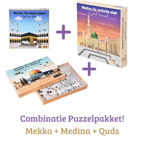 Mekka, Medina en Quds puzzel - Combipuzzelset