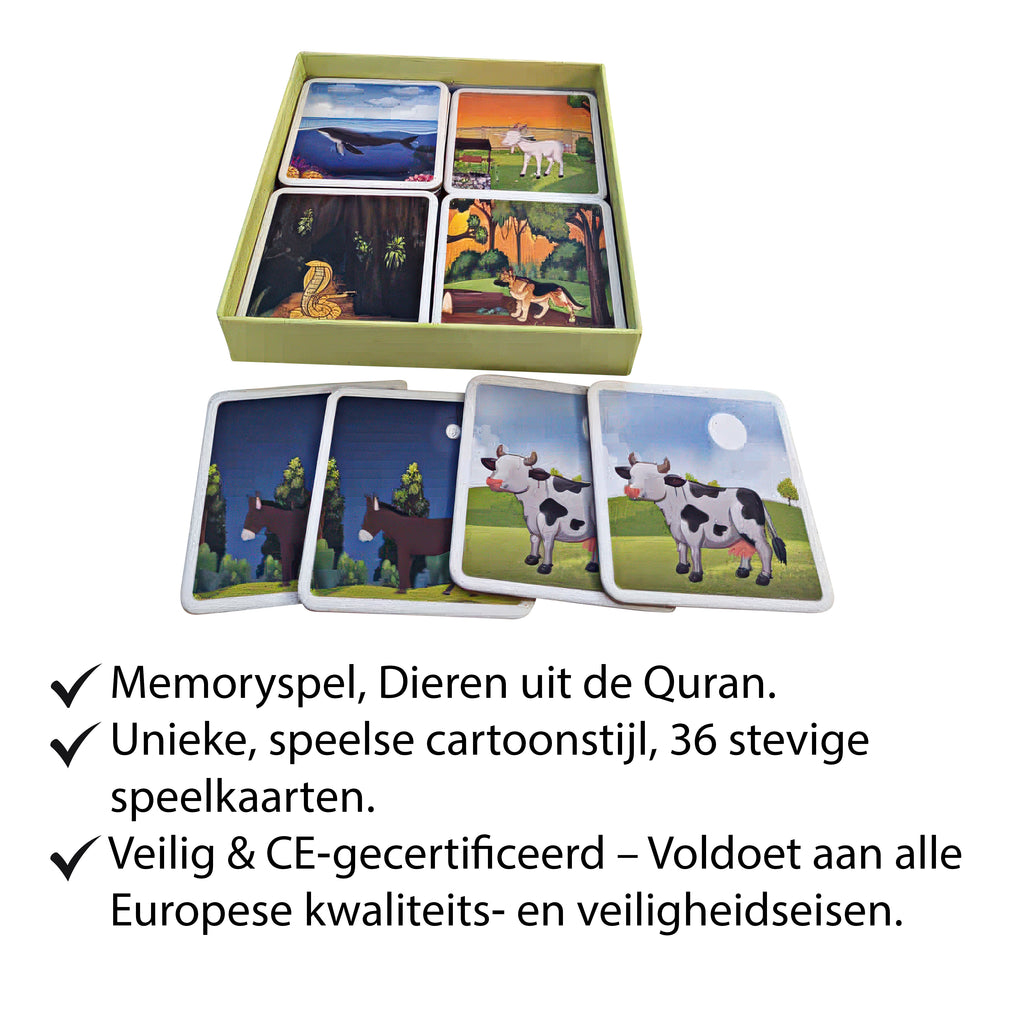 Dieren uit de Koran - Memoryspel