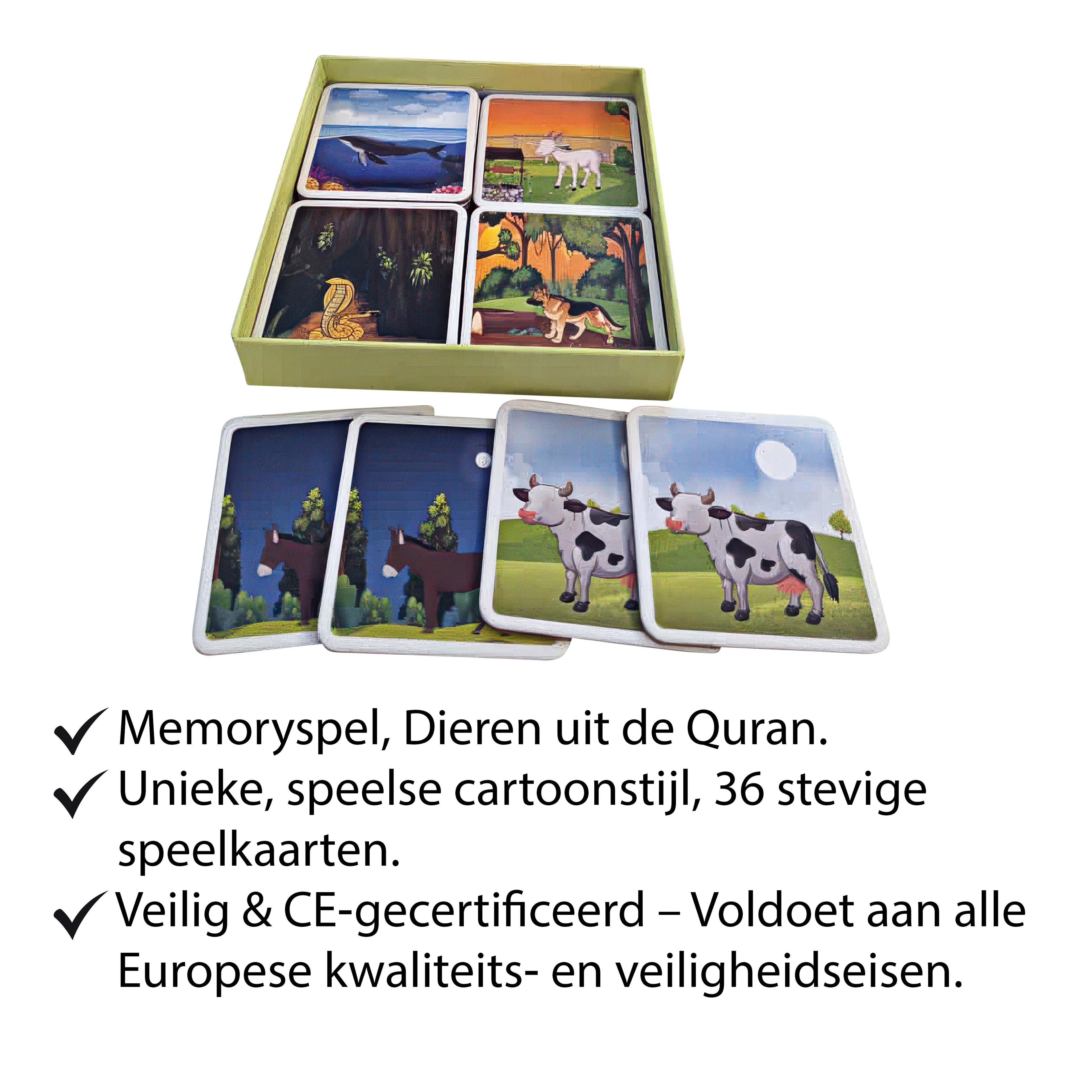 Dieren uit de Koran - Memoryspel